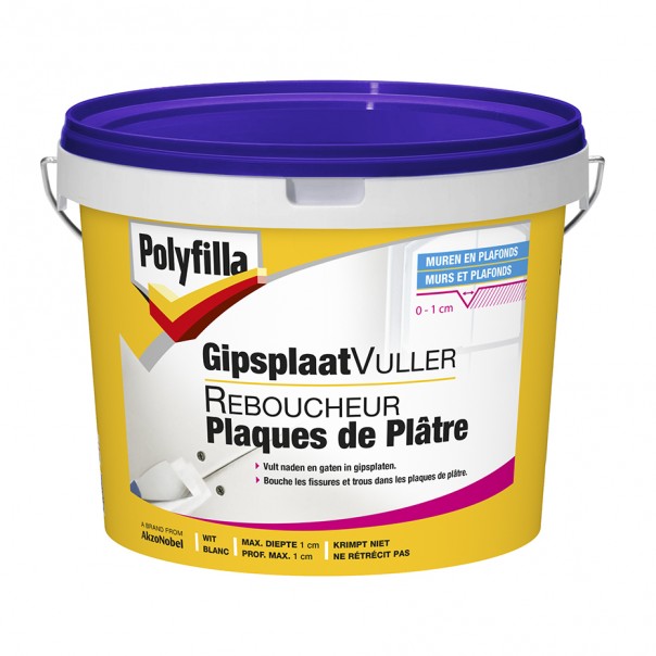 Reboucheur Plaques de Plâtre (Poudre) - Polyfilla BE-FR
